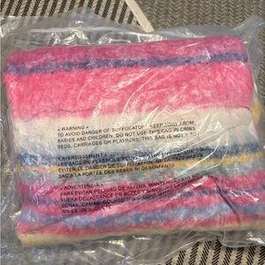 Free People Skye Stripe Blanket with Multicolor Stripes